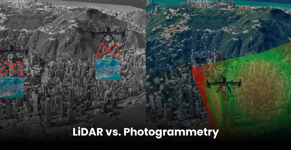 when to use lidar or photogrammetry